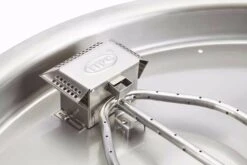 HPC 96' Linear Trough Fire Pit Insert With Hi/Low Flame Controls - 120VAC -Fire Pit Shop hpc hearth products controls 96 linear trough fire pit insert with hi low flame controls 120vac 90