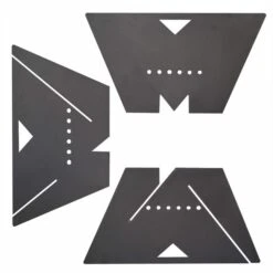 MF Fire 33 Inch Delta Collapsible Wood Burning Fire Pit -Fire Pit Shop mf fire delta collapsible wood burning firepit black 88