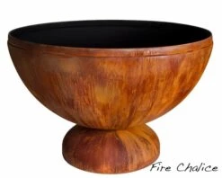 Ohio Flame Fire Chalice Artisan Wood Burning Fire Bowl