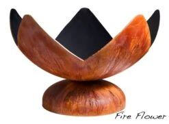 Ohio Flame Fire Flower Artisan Wood Burning Fire Bowl