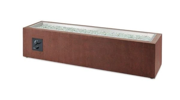 Outdoor Greatroom Cedar Ridge Linear Gas Fire Pit Table 4 Outdoor Greatroom Cedar Ridge Linear Gas Fire Pit Table - Image 2