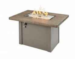 Outdoor Greatroom Company Driftwood Havenwood Rectangular Gas Fire Pit Table -Fire Pit Shop outdoor greatroom company driftwood havenwood rectangular gas fire pit table 59