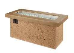 Outdoor Greatroom Company Key Largo Linear Gas Fire Pit Table