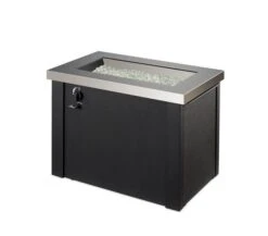 Outdoor Greatroom Company Providence Rectangular Gas Fire Pit Table