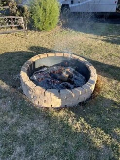 P&D Metal Works 4 Piece Solid Round Wood Burning Fire Ring -Fire Pit Shop p d metal works 4 piece solid round wood burning fire ring 61