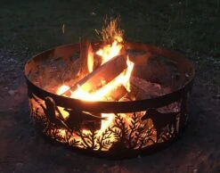 P&D Metal Works Dog And Pheasant Wood Burning Fire Ring 7 P&D Metal Works Dog And Pheasant Wood Burning Fire Ring -Fire Pit Shop p d metal works dog and pheasant wood burning fire ring 58