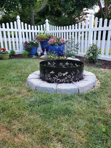 P&D Metal Works Dragonfly Wood Burning Fire Ring 5 P&D Metal Works Dragonfly Wood Burning Fire Ring - Image 3