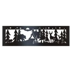 P&D Metal Works Northwoods Wood Burning Fire Ring - 14 Gauge