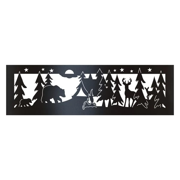 P&D Metal Works Northwoods Wood Burning Fire Ring 3 P&D Metal Works Northwoods Wood Burning Fire Ring