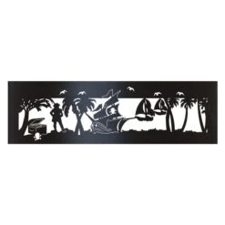 P&D Metal Works Pirates Life Wood Burning Fire Ring