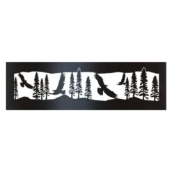 P&D Metal Works Soaring Eagle Wood Burning Fire Ring