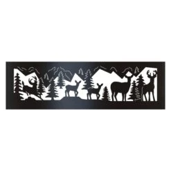 P&D Metal Works Whitetail Wood Burning Fire Ring