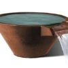 Slick Rock Concrete 22 Inch Cascade Conical Water Bowl -Fire Pit Shop slick rock concrete 22 cascade conical water bowl 54
