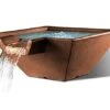 Slick Rock Concrete 22 Inch Cascade Square Water Bowl -Fire Pit Shop slick rock concrete 22 cascade square water bowl 53