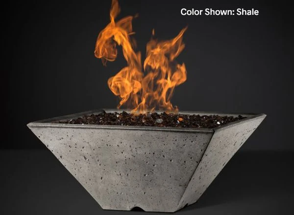 Slick Rock Concrete 22 Inch Ridgeline Square Fire Bowl - Electronic Ignition 3 Slick Rock Concrete 22 Inch Ridgeline Square Fire Bowl - Electronic Ignition