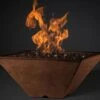 Slick Rock Concrete 22 Inch Ridgeline Square Fire Bowl Enclosure And Media Pan -Fire Pit Shop slick rock concrete 22 inch ridgeline square fire bowl enclosure and media pan 47