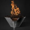 Slick Rock Concrete 34 Inch Cascade Conical Fire On Water Feature - Electronic Ignition -Fire Pit Shop slick rock concrete 34 inch cascade conical fire on water feature electronic ignition 44