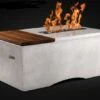 Slick Rock Concrete 48 Inch Oasis Fire Table -Fire Pit Shop slick rock concrete 48 oasis fire table 67