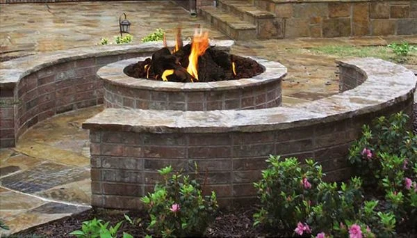 Stone Age Manufacturing 42 Inch Short Round Outdoor Fire Pit Kit 3 Stone Age Manufacturing 42 Inch Short Round Outdoor Fire Pit Kit