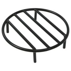 Sunnydaze 12 Inch Round Heavy-Duty Steel Fire Pit Log Grate