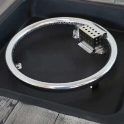 Sunnydaze 20 Inch Cast Stone And Weathered Wood Propane Fire Pit Table - Manual Ignition -Fire Pit Shop sunnydaze 20 inch cast stone and weathered wood propane fire pit table manual ignition 68