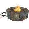 Sunnydaze 30 Inch Round Cast Stone Propane Gas Fire Pit - Manual Ignition -Fire Pit Shop sunnydaze 30 inch round cast stone propane gas fire pit manual ignition 59