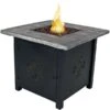 Sunnydaze 30 Inch Square Propane Fire Pit Table - Manual Ignition -Fire Pit Shop sunnydaze 30 inch square propane fire pit table manual ignition 56