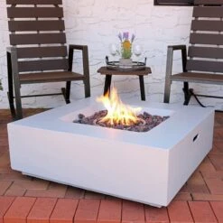 Sunnydaze 35 Inch Contempo Propane Fire Pit - Manual Ignition -Fire Pit Shop sunnydaze 35 inch contempo propane fire pit manual ignition 59
