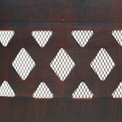 Sunnydaze 36 Inch Black Steel Crossweave Cutout Portable Outdoor Wood Burning Fire Pit Ring 7 Sunnydaze 36 Inch Black Steel Crossweave Cutout Portable Outdoor Wood Burning Fire Pit Ring -Fire Pit Shop sunnydaze 36 inch black steel crossweave cutout portable outdoor wood burning fire pit ring 11