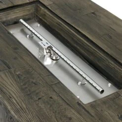 Sunnydaze 48 Inch Rustic Faux Wood Propane Fire Pit Table - Manual Ignition -Fire Pit Shop sunnydaze 48 inch rustic faux wood propane fire pit table manual ignition 67