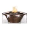 The Outdoor Plus 30 Inch Cazo Copper 360 Degree Gas Fire And Water Bowl -Fire Pit Shop the outdoor plus 30 inch cazo copper 360 degree gas fire and water bowl 53