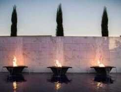 The Outdoor Plus 30 Inch Cazo Hammered Copper 4-Way Water And Gas Fire Bowl -Fire Pit Shop the outdoor plus 30 inch cazo hammered copper 4 way water and gas fire bowl 73