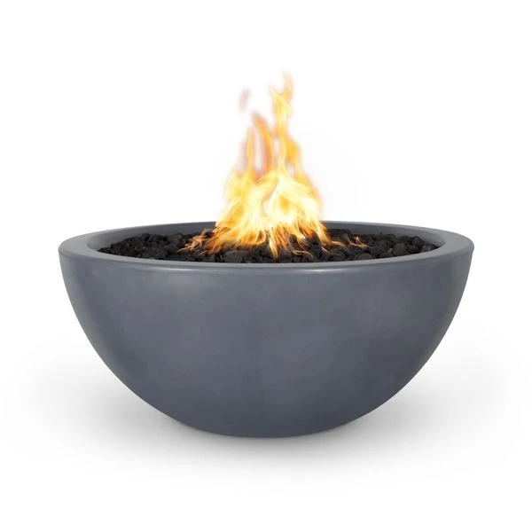 The Outdoor Plus 30 Inch Luna GFRC Gas Fire Bowl 3 The Outdoor Plus 30 Inch Luna GFRC Gas Fire Bowl