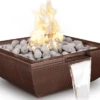 The Outdoor Plus 36 Inch Avalon Hammered Copper Gas Fire And Water Bowl -Fire Pit Shop the outdoor plus 36 inch avalon hammered copper gas fire and water bowl 48