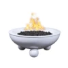 The Outdoor Plus 36 Inch Sedona Metal Powder Coat Gas Fire Bowl With Round Legs -Fire Pit Shop the outdoor plus 36 inch sedona metal powder coat fire bowl with round legs 5