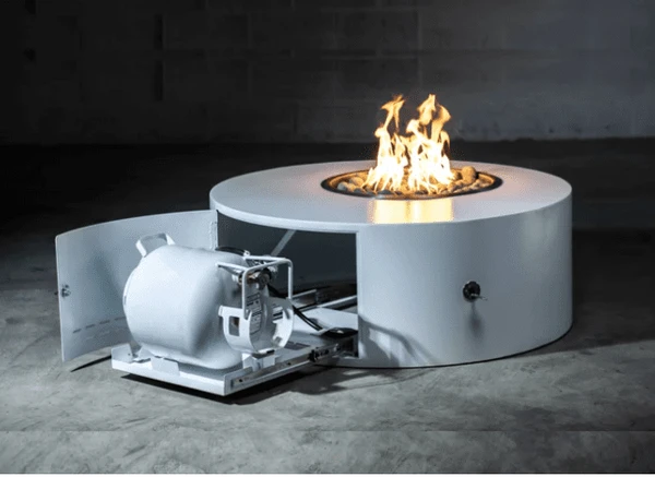 The Outdoor Plus 42 Inch Isla Hammered Copper Gas Fire Pit 3 The Outdoor Plus 42 Inch Isla Hammered Copper Gas Fire Pit