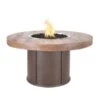 The Outdoor Plus 43 Inch Fresno GFRC Wood Grain Gas Fire Table 2 The Outdoor Plus 43 Inch Fresno GFRC Wood Grain Gas Fire Table -Fire Pit Shop the outdoor plus 43 inch fresno gfrc wood grain gas fire table 55