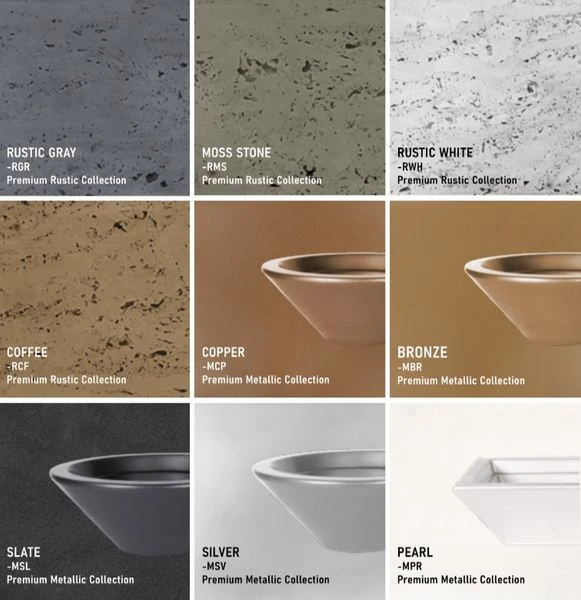 The Outdoor Plus 46 Inch Florence Concrete Fire Pit - Match Lit Flame Sense System 5 The Outdoor Plus 46 Inch Florence Concrete Fire Pit - Match Lit Flame Sense System - Image 3