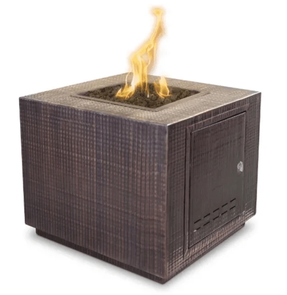 The Outdoor Plus 48 Inch Forma Hammered Copper Gas Fire Pit With Flame Sense 3 The Outdoor Plus 48 Inch Forma Hammered Copper Gas Fire Pit With Flame Sense