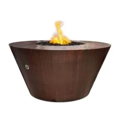 The Outdoor Plus 48 Inch Martillo Copper Gas Fire Pit