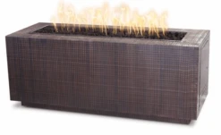 The Outdoor Plus 48 Inch Pismo Hammered Copper Gas Fire Pit