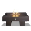 The Outdoor Plus 72 Inch Palo Powder Coat Steel Gas Fire Pit