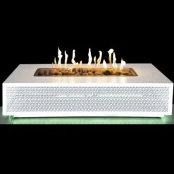 The Outdoor Plus 96 Inch Manila LED Powder Coat Steel Gas Fire Pit -Fire Pit Shop the outdoor plus 96 inch manila led powder coat steel gas fire pit 19