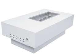 The Outdoor Plus 96 Inch San Juan Hammered Copper Gas Fire Pit