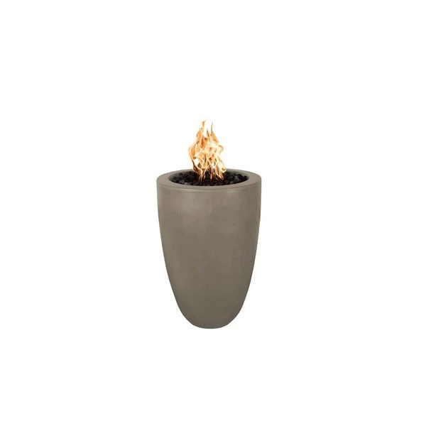 The Outdoor Plus Castillo Concrete Fire Pillar - Access Door - Flame Sense System