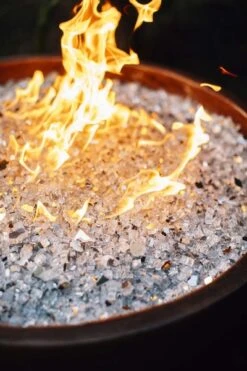 TrueFlame Fire Pit Fire Glass Media - 10 Pounds -Fire Pit Shop trueflame fire pit fire glass media 10 pounds 66