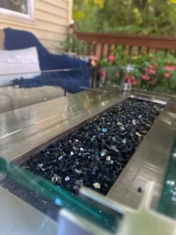 TrueFlame Fire Pit Fire Glass Media - 10 Pounds -Fire Pit Shop trueflame fire pit fire glass media 10 pounds 68