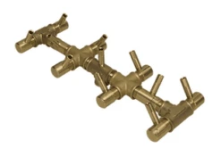 Warming Trends 13 X 5 Inch Crossfire Tree Fire Pit Burner With Flex Line - 110,000 BTU