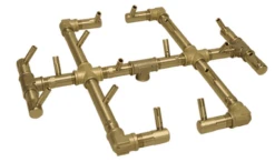 Warming Trends 17 X 15 Inch Crossfire Original Fire Pit Burner With Flex Line - 180,000 BTU