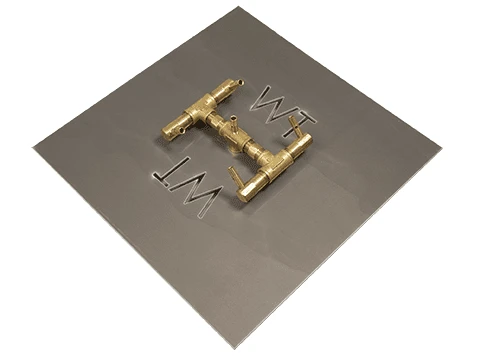 Warming Trends 18' Crossfire Square Fire Pit Kit - 60,000 BTU 3 Warming Trends 18' Crossfire Square Fire Pit Kit - 60,000 BTU